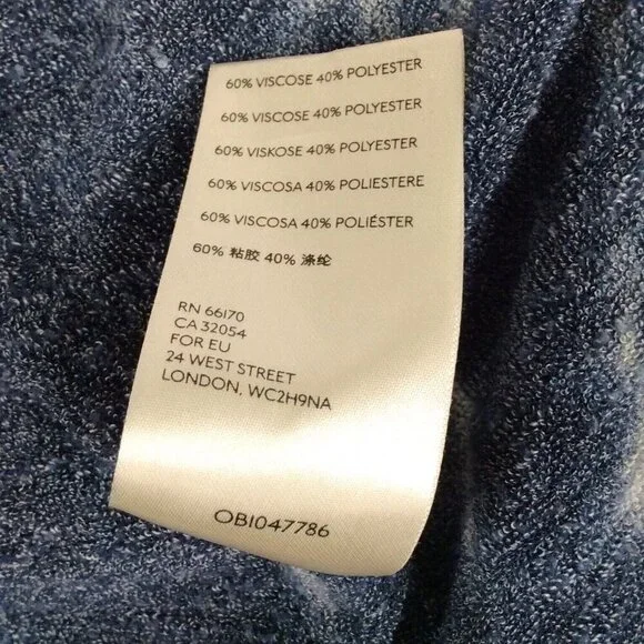 We The Free Blue Best Catch Tie Dye Tunic Top XS Drawstring Free People - Picture 12 of 12